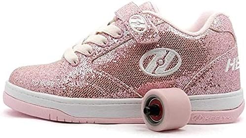 pink glitter heelys