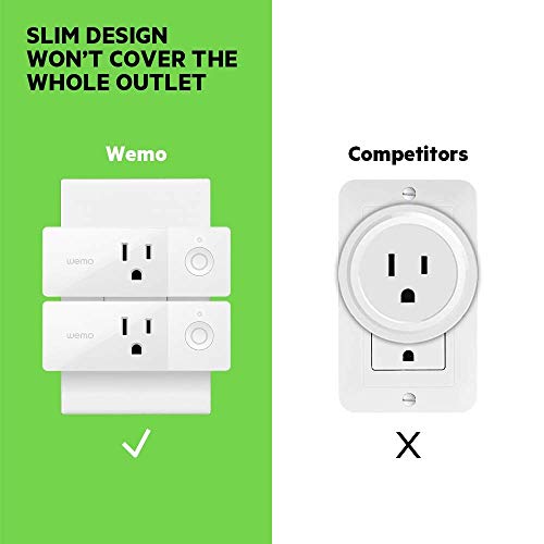 Wemo Mini Smart Plug, Wi-Fi Enabled, Compatible with Alexa (F7C063-RM2) (6 pack)(Certified Refurbished) - Thumbnail 6