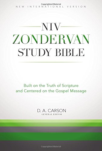 NIV Zondervan Study Bible, Hardcover: Built on the Truth of Scripture and Centered on the Gospel Message