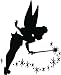 Tinkerbell Fairy Dust Wall Decal, Bedroom, Living Room, Any Room Wall Art, Home Decor, Custom Vinyl, Vehicle Decals.