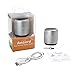 Ancord Micro Bluetooth Speaker TWS System Portable Tiny Body Loud Voice Shutter Button Selfie Features (Silver)