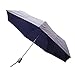 Totes Auto Open Auto Close Umbrella w/ Grey Handle (Navy)