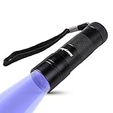 Morpilot UV 12 Led Ultraviolet Blacklight Stain & Urine Detector Torch, The Best UV Flashlight to Find Stains on Carpet, Rugs or Detect Pets Urine Catch Scorpion