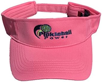 Pickleball Marketplace "Moisture-Wicking" BRIGHT PINK Visor - Adjustable