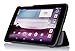 ProCase SlimSnug Case for LG G Pad 7.0, Ultra Slim and Light, Hard Shell Cover, with Stand, Exclusive for LG G Pad 7 inch Tablet LGV400 (Black)