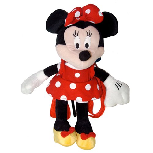 Official Costumes Disney Minnie Mouse Plush Backpack