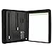 Business Portfolio with Writing Pad, Professional Folder with Zippered Closure, for Resume, Presentation,and 11 Inch Tablet Sleeve for iPhone, iPad, Tablets, Notebooks, 8.5 x 11.5 Inches Black