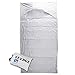 YUEDGE Travel and Camping Sheet Sleeping Bag Liner Compact Sleep Bag and Sack for Travel, Youth Hostel, Picnic, Plane, Train(Silver White)