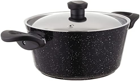 Top Chef Pot Top Chef Granite Cooking Pot, Size 22 - Black price in Egypt | Amazon ...