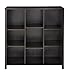 ClosetMaid 16058 Premium Adjustable 9-Cube Organizer, Black Walnut