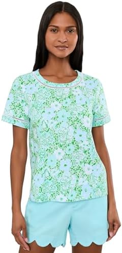 Amazon.com: Lilly Pulitzer, Womens, Maryetta Top, Confetti Pink