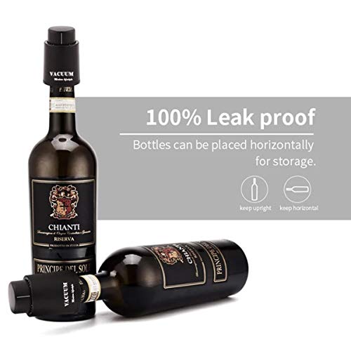 2 Bottle+Stoppers+Vacuum+Reusable+Preserver