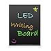 16X12” Neon LED Light Board - Flashing Illuminated Erasable Message Writing Sign with Remote and 8 Fluorescent Markers for Bar, Bedroom, DIY Menu, Back to School Supply and More - Pyle PLWB3040