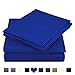 HOMEIDEAS 4 Piece Bed Sheet Set (Full,Sapphire Blue) 100% Brushed Microfiber 1800 Bedding Sheets Deep Pockets,Wrinkle & Fade Resistant
