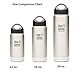 Klean Kanteen Wide Mouth 20 Ounce Insulated Stainless Steel Bottle with Leakproof Loop Cap - Brushed Stainless