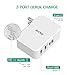 USB C PD Wall Charger, Auckly 41W Wall Charger Plug with Power Delivery USB-C Power Adapter Fast Charge for iPhone X/8/Plus, New MacBook/Pro, Nintendo Switch, iPad Pro, Samsung S8/S7 etc (QC3.0/QC2.0)