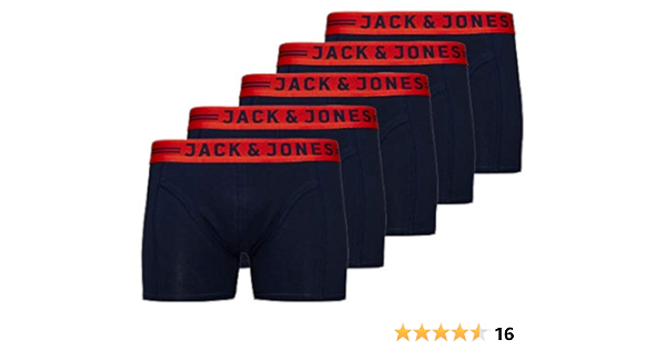 JACK \u0026 JONES Calzoncillos tipo bóxer para hombre, paquete de 3, 5 o 6  unidades: Amazon.es: Ropa