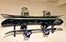 StoreYourBoard Snowboard Multi Wall Rack, Home Storage & Organization Horizontal Mount, Holds 3 Boards