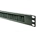 kenable Black Brush Cable Management 19 Universal Panel 1U for Data Cabinet (3970)