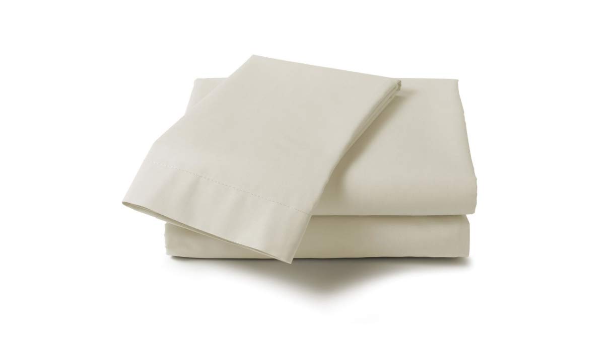 Extra Large Cream Pillowcase Pair 22"x 31" / Extra Large Cream Pillow Cases