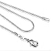 ULAKY Chain Company - Sterling Silver Thick Italian Snake Chain Necklace