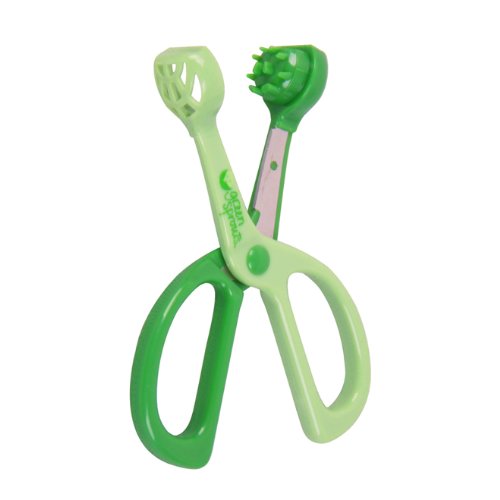 Green sprouts food scissors, green