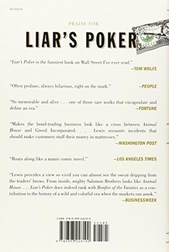 Liar S Poker 25th Anniversary Edition Rising Through The Wreckage On Wall Street Lewis Michael 0000393246108 Amazon Com Books