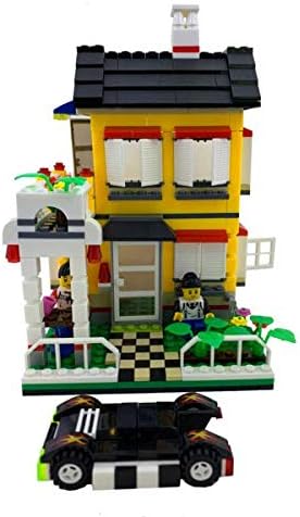 City Inn Yellow Town House Building Blocks Building Bricks Toy Set