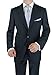 LUCIANO NATAZZI Italian Men's Suit 180'S Wool Cashmere Ticket Pocket Jacket