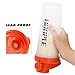 Hoople Protein Shaker Bottle, Gym Sports Water Bottle, Smoothie Mixer Cups, BPA Free, Flip Lid with Powerful Blending Ball Included, 24-Ounce (4 Pack, Random Color)