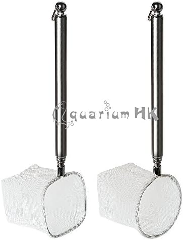 Aquarium Small Betta Tetra Fish Catching 3D Shrimp Net Square Round Shape 5cm (Square)