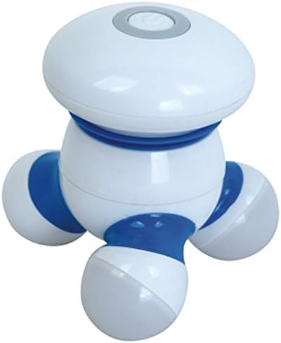 GESS Vibrating Mini Body Massager - Battery Powered - Relax Massage Scalp Head Neck Shoulders Back - Hand Held Portable Personal Massaging, for Home Auto Travel(Random Color)