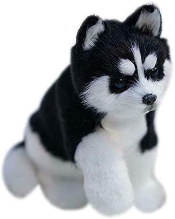 realistic husky dog pomsky robot