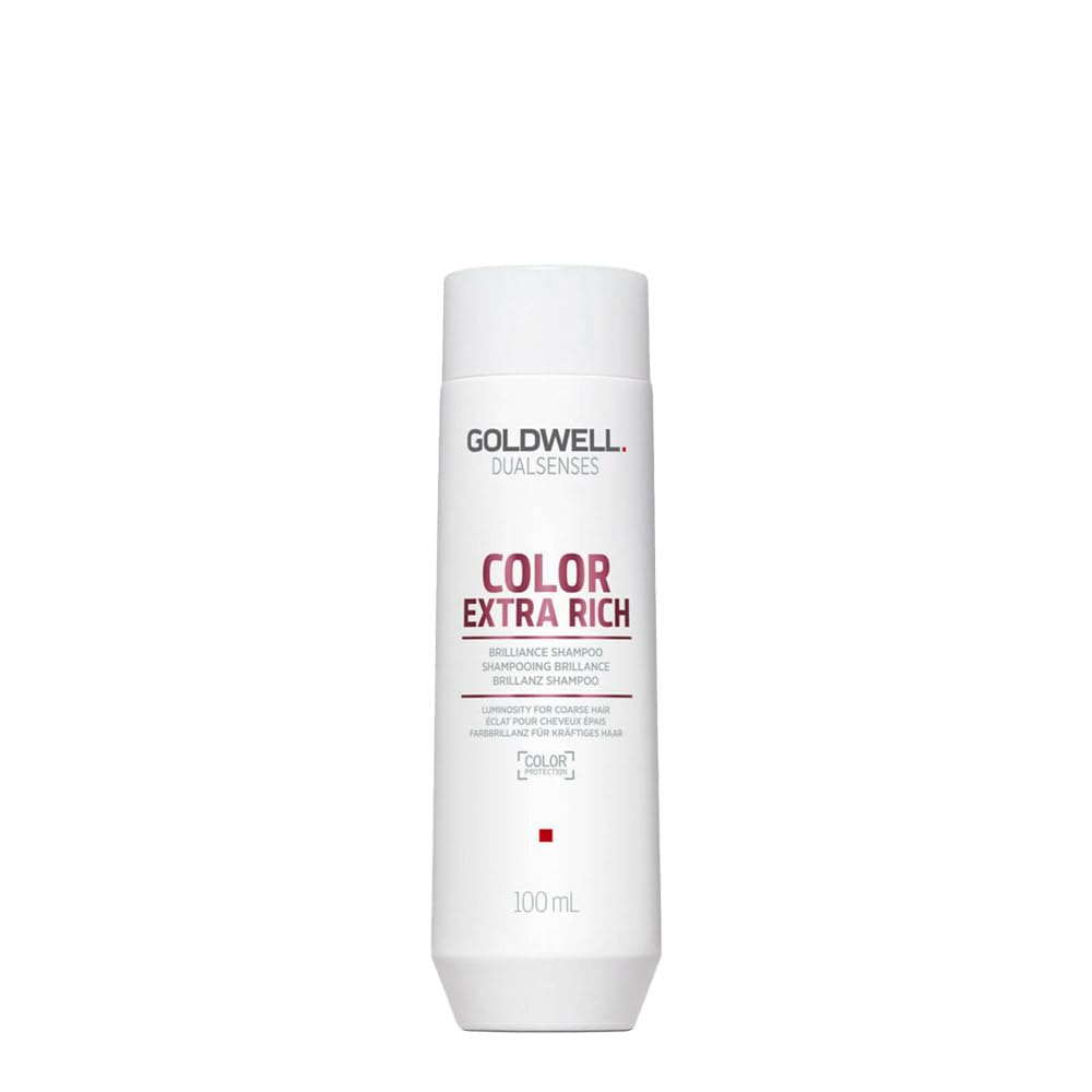Goldwell Dualsenses Color Extra Rich Brilliance Shampoo 100 ml Colour-Protecting Shampoo for Coloured Strong Hair