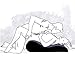 Gorge-buy Sex Pillow - 34.25 * 27.55 * 10.23inch Wedge Bed Pillow - Sex Toys Knight Pose Fun Mat- Wave Inflatable Flocking Pillow for Sex Love (D)