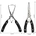 Booms Fishing F1 Fishing Pliers 5-in-1 Multi-Tool Made by 420 Stainless Steel Blue with Coiled Lanyard and Sheath