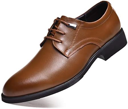 Twdefy ビジネスシューズメンズ 紳士靴 レザーシューズ 紳士通勤靴 革靴 冠婚葬祭 就職 結婚式 入学式 店内全品対象 通勤 黒 通気性 軽量 フォーマルシューズ 23 5cm 28 5cm 防水 卒業式 ブラウン