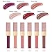 AltFore 100% Vegan Moisturizing Lip Gloss | Cruelty Free & Gluten Free Lustrous Lip Gloss | All Natural Ingredients | For Plump, Shiny Lips | With Soft Doe Foot Applicator (Rosy Star)