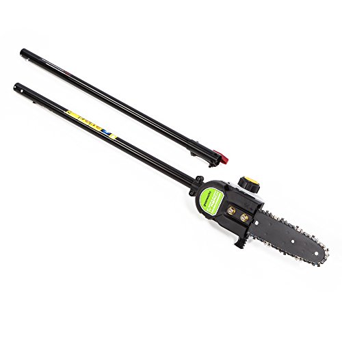 Greenworks 3' Pole Saw Attachment for String Trimmer PSA81,Black/Green