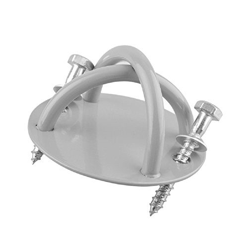 SUNREEK8482;Suspension Strap Trainer Mount Anchor Bracket Hook - Wall & Ceiling - For Trainer Straps, Crossfit Olympic Gymnastic Rings, Aerial Yoga Swings & Hammocks, Includes 2 Sets of Screws. - Thumbnail 2