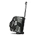 Pyramid Path Deluxe Double Roller with Oversized Accessory Pocket Bowling Bag (Black/Silver)