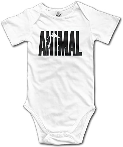 Animal Letter Print Stringer Bodybuilding Baby Onesie Cute Baby Clothes