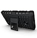 Microsoft Lumia 532 Case, Lumia 532 Cover, Dual Layer Protection Shockproof Impact Resistant Hybrid Rugged Case Hard Shell Cover with Kickstand for Microsoft Lumia 532 (Black)