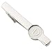Dannyshi Men Tie Clip 2.1 Inch Silver plated Stainless 26 Letters A-Z + Gift Box (Silver-D)