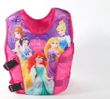 Swim Vest Learn-to-Swim Floatation Jackets for Kids, L, 5-9 Years Old (Princess)