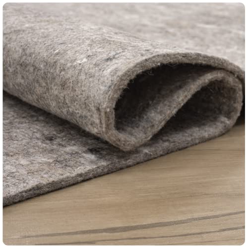 Mohawk Home Ultra Premium All Surface Grey Felt Rug Pad, 3/8" Thick (4