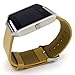 Fitbit Blaze Accessory Band/Watch Band/Wristband/Bracelet/Replacement Bands, VOMA Design Genuine Leather/Soft Silicone/Stainless Steel