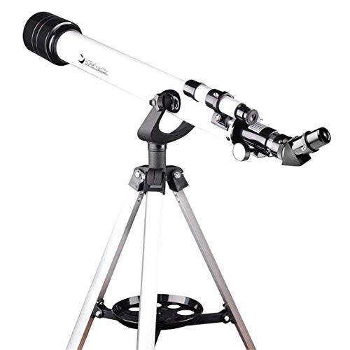 JingleStar 60mm Aperture AZ Astronomical Telescope 60x700mm Refractor Travel Scope for Beginners Students Children Kids- with Tripod and 10mm Eyepiece Smartphone Adapter - Get The World Into Screen