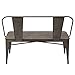 WOYBR Steel, Bamboo Oregon Dining Bench, 18.50