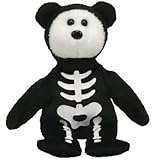 Ty Halloweenie Beanie Boneses - Skeleton Bear